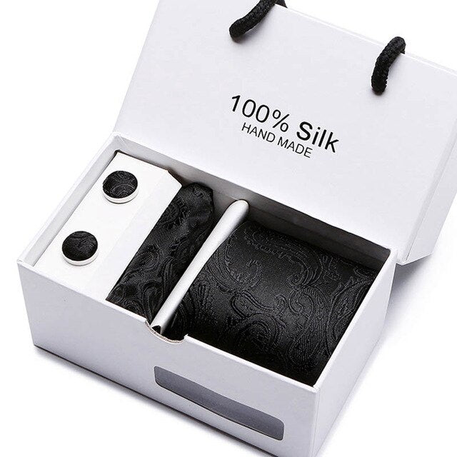 Set Regalo Cravatta + Pochette + Gemelli