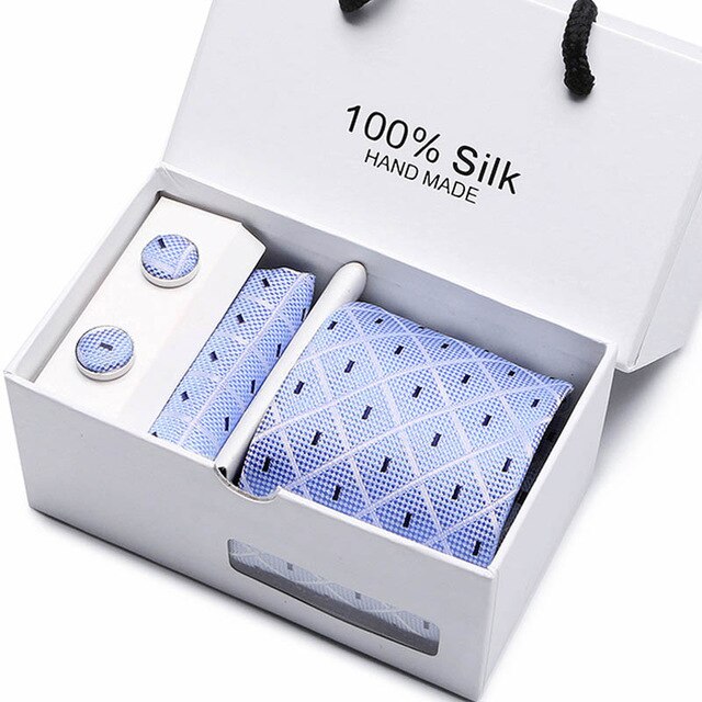 Set Regalo Cravatta + Pochette + Gemelli