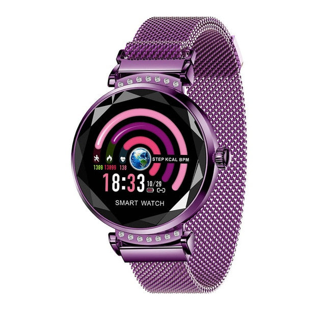 Smart watch con contapassi e sensore battiti cardiaci