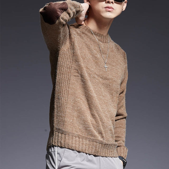 Maglioncino con toppe inve,rnale