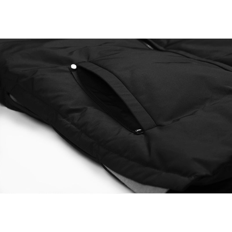 Giubbino zip imbottito a due tasche