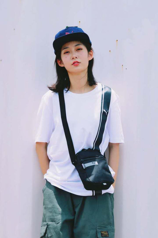 T-Shirt Puma con riga verticale