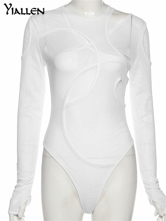 Bodysuit Multilayer a Manica Lunga