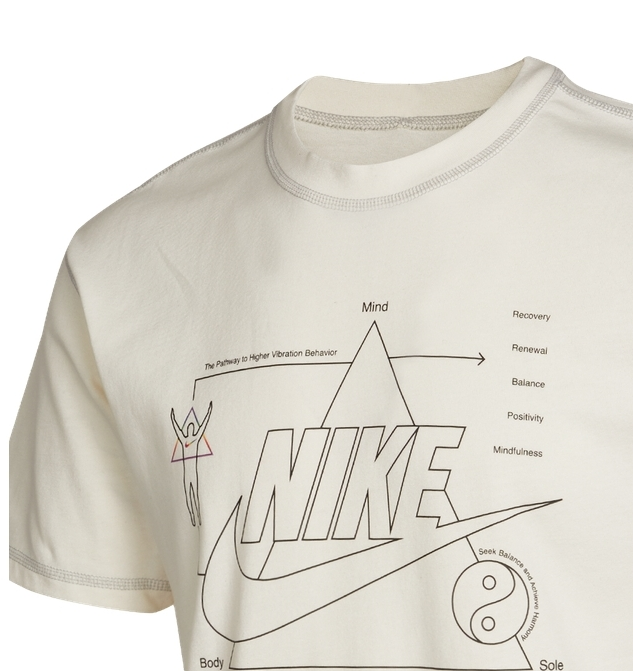 Nike White Health Logo T-Shirt