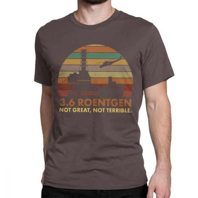 T-Shirt girocollo "3.6 Roentgen Not Great Not Terrible" Chernobyl TV Show