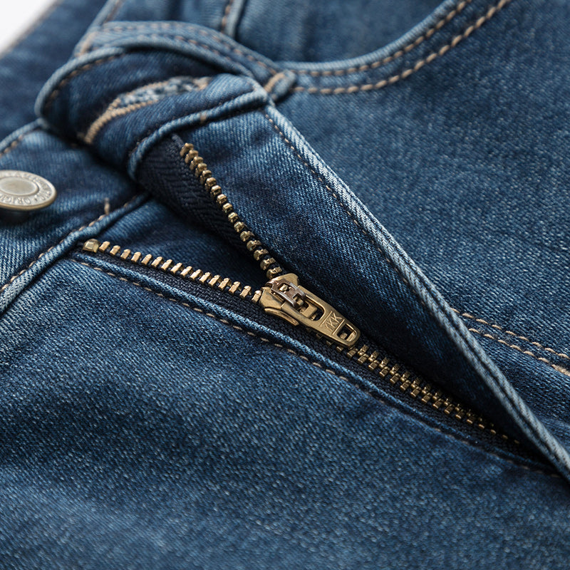 Jeans slim fit elastico a vita alta